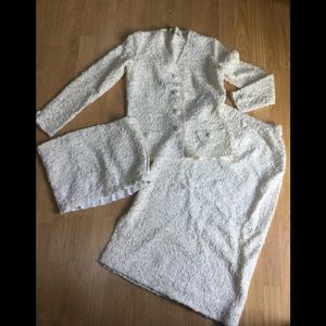 3 piece Vinatge soutache suit